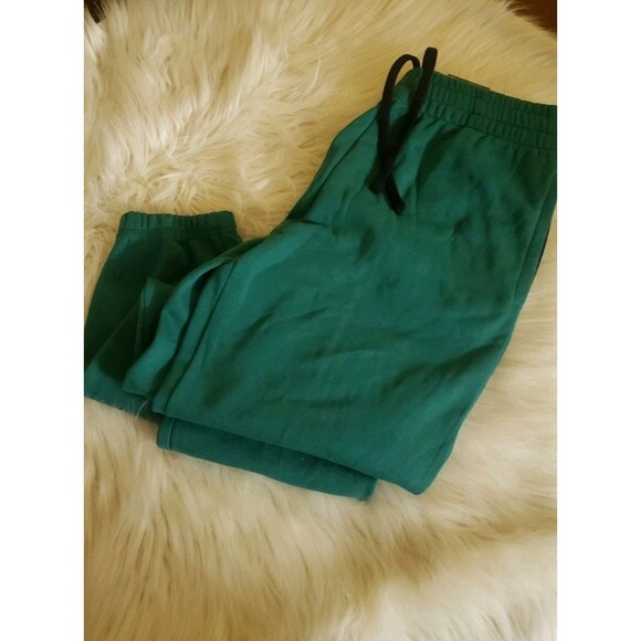 XERSION NWT MEN'S Medium EVERGREEN CLASSIC FLEECE OPEN BOTTOM QUICKDRI PANTS - Picture 2 of 10